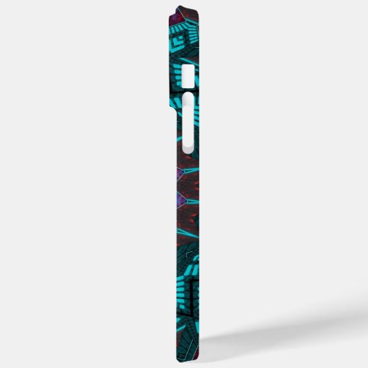 Fraktal Mandala Geometric Circle Southwestern Case-Mate iPhone Hülle (Rückseite / Links)