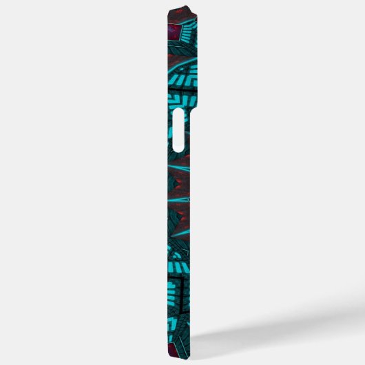 Fraktal Mandala Geometric Circle Southwestern Case-Mate iPhone Hülle (Rückseite / Rechts)