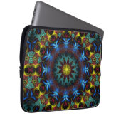 Fraktal Mandala Lace Art Notebook Laptopschutzhülle (Vorne Rechts)