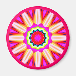 Fraktal Mandala Magnet