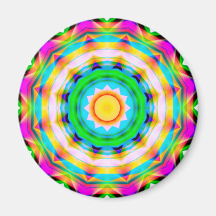 Fraktal Mandala Magnet