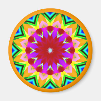 Fraktal Mandala Magnet