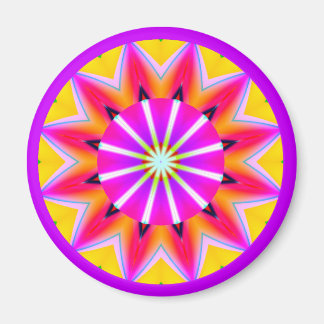 Fraktal Mandala Magnet