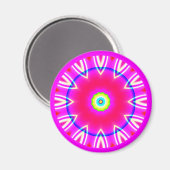 Fraktal Mandala Magnet (Vorderseite/Rückseite)