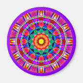 Fraktal Mandala Magnet (Vorne)
