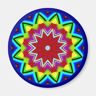 Fraktal Mandala Magnet