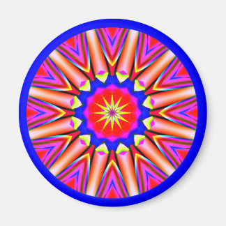 Fraktal Mandala Magnet