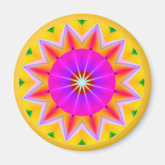 Fraktal Mandala Magnet