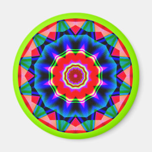 Fraktal Mandala Magnet