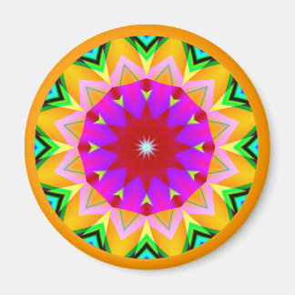 Fraktal Mandala Magnet