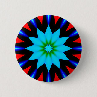 Fraktal Mandala - Moon Lotus Button