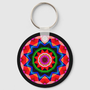 Fraktal Mandala Schlüsselanhänger