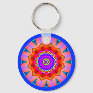 Fraktal Mandala Schlüsselanhänger