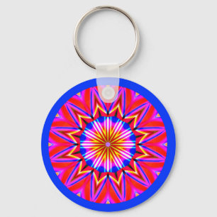 Fraktal Mandala Schlüsselanhänger