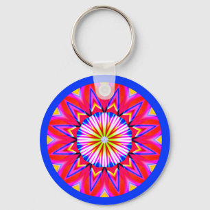Fraktal Mandala Schlüsselanhänger