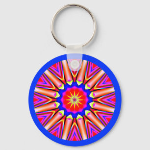 Fraktal Mandala Schlüsselanhänger
