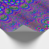 Fraktal-Mandalas | psychedelisch Geschenkpapier (Ecke)