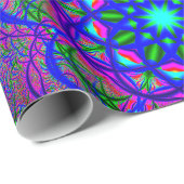 Fraktal-Mandalas | psychedelisch Geschenkpapier (Rolleneckpunkt)