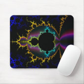 Fraktal Mandelbrot elektrische Nacht Mousepad (Mit Mouse)