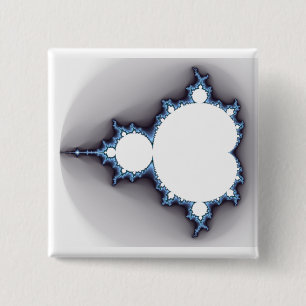 Fraktal Mandelbrot Knopf Button