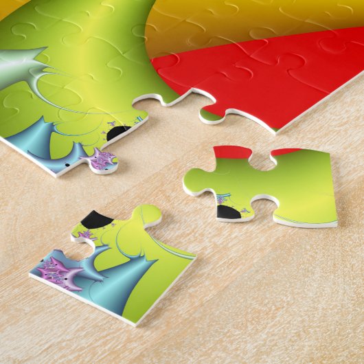 Fraktal Mandelbrot Mehrfarben Puzzle (Seite)