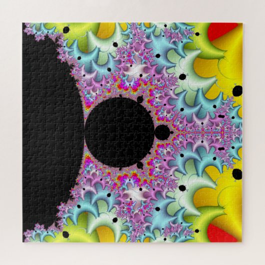 Fraktal Mandelbrot Mehrfarben Puzzle (Horizontal)