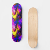Fraktal Marble7A Skateboard (Vorderseite)