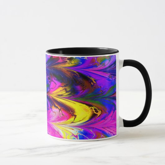Fraktal Marble 7A Tasse (Rechts)