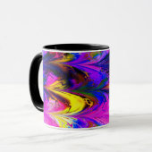 Fraktal Marble 7A Tasse (Vorderseite Links)