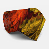 Fraktal Marmor 4-19 Krawatte (Gerollt)