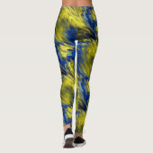 Fraktal Marmor 4-21 Leggings (Rückseite)