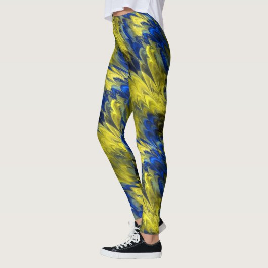 Fraktal Marmor 4-21 Leggings (Links)