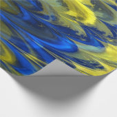 Fraktal Marmor 4-21 Wrapping Paper Geschenkpapier (Ecke)