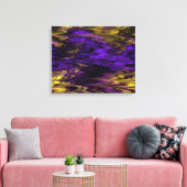 Fraktal Marmor 4-5 überzogene Canvas Leinwanddruck (Insitu (Wohnzimmer))