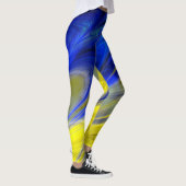 Fraktal-Marmor 4-6 Leggings (Rechts)