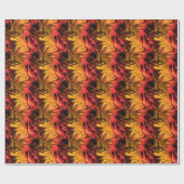 Fraktal-Marmor 5-1 Wrapping Paper-Optionen Geschenkpapier (Flach)