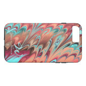 Fraktal-Marmor 6-1 Case-Mate iPhone Hülle (Rückseite (Horizontal))
