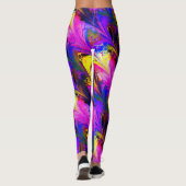 Fraktal-Marmor 7A Leggings (Rückseite)