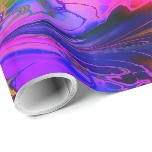 Fraktal-Marmor 7A-Umschlagpapier Geschenkpapier (Rolleneckpunkt)