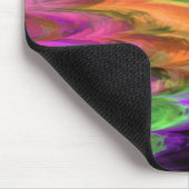 Fraktal-Marmorregenbogen Mousepad (Ecke)