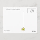 FRAKTAL-Maske spielt keine Rolle in Rot-Gelb Postkarte (Rückseite)