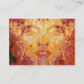 FRAKTAL-Maske spielt keine Rolle in Rot-Gelb Visitenkarte (Rückseite)