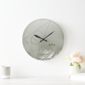 Fraktal-Mathematik-Puzzle-Uhr Große Wanduhr (Zuhause)