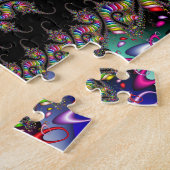 Fraktal-Mehrfarbenspirale Puzzle (Seite)