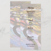 Fraktal - Menü "Schlangen" Menükarte (Vorne/Hinten)