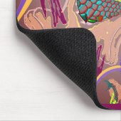 Fraktal Mermaid Fantasy Mouse Pad Mousepad (Ecke)