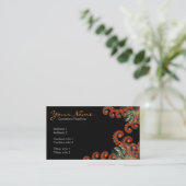 Fraktal mit Logo-Visitenkarte Visitenkarte (Stehend Vorderseite)