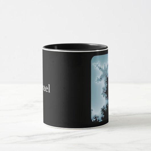 Fraktal mit Mandelbrot Zitat, Tasse (Zentrum)