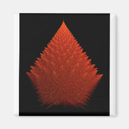 Fraktal mit Spiky Red "Tree" mit Spikes Magnet