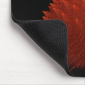 Fraktal mit Spiky Red "Tree" mit Spikes Mousepad (Ecke)